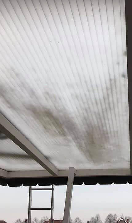 Vergleich beim Fensterreinigen | Vorher